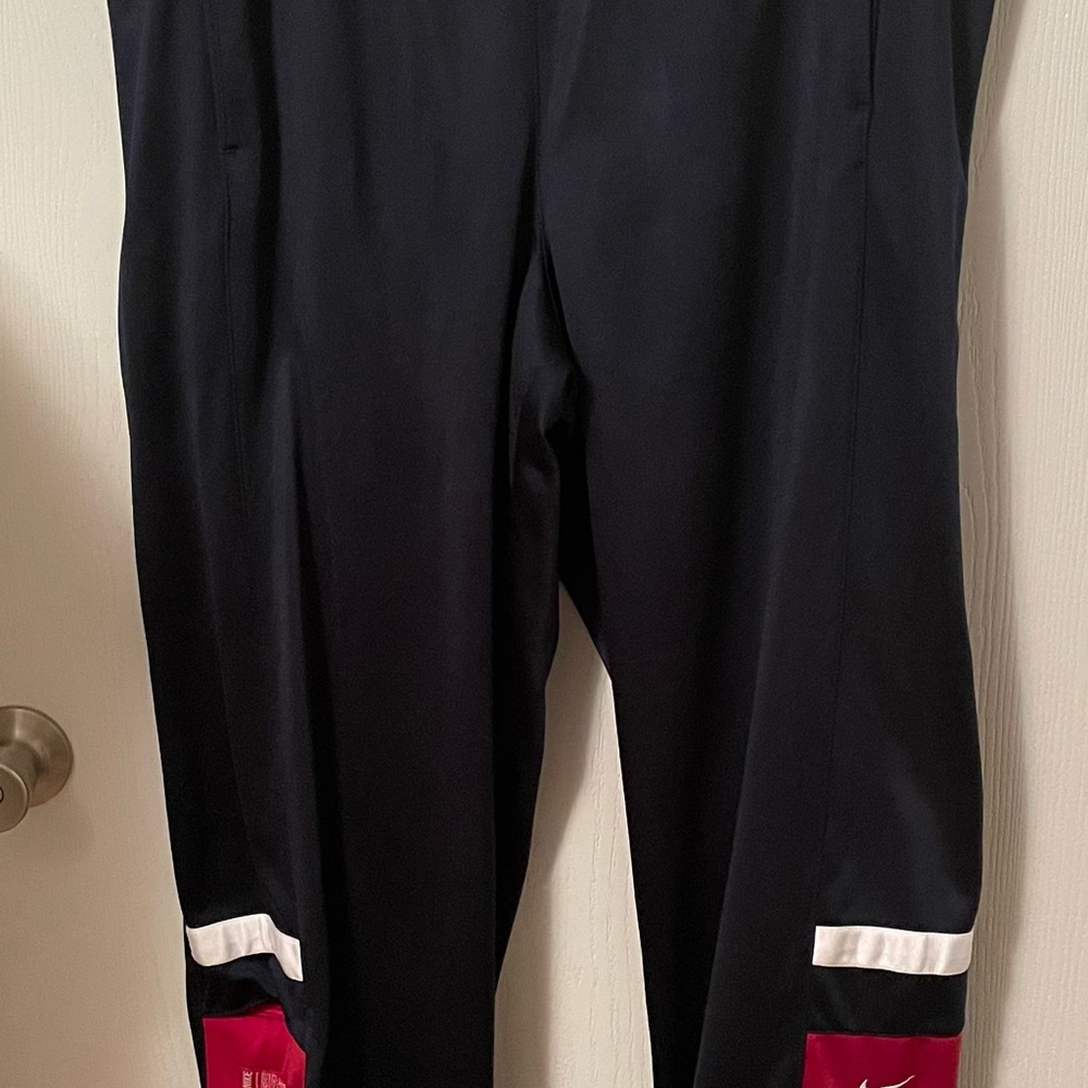Vintage Y2K Nike Basketball Warm Up Pants Men Medium Swoosh Logo Pockets NICE!!!